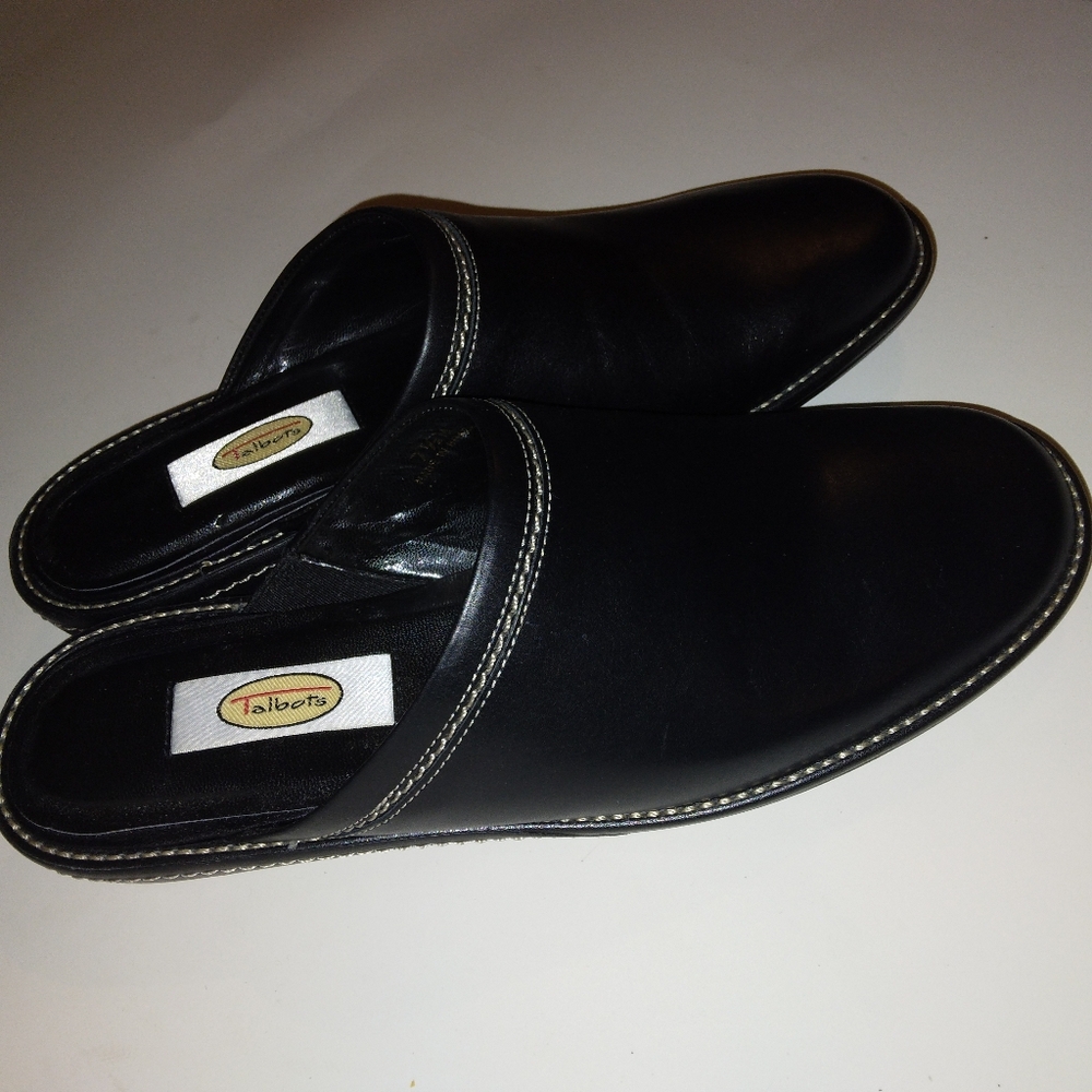Talbots Black Flat Wedge Mule 7.5M NWOT - Picture 5 of 7